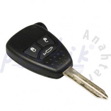 Chrysler 3 Butonlu Anahtar Kabı
