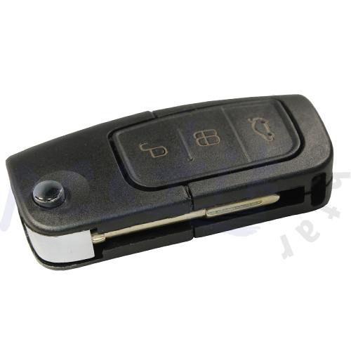 Ford - Cmax 3 Butonlu Anahtar Kabı Çivi - Sustalı